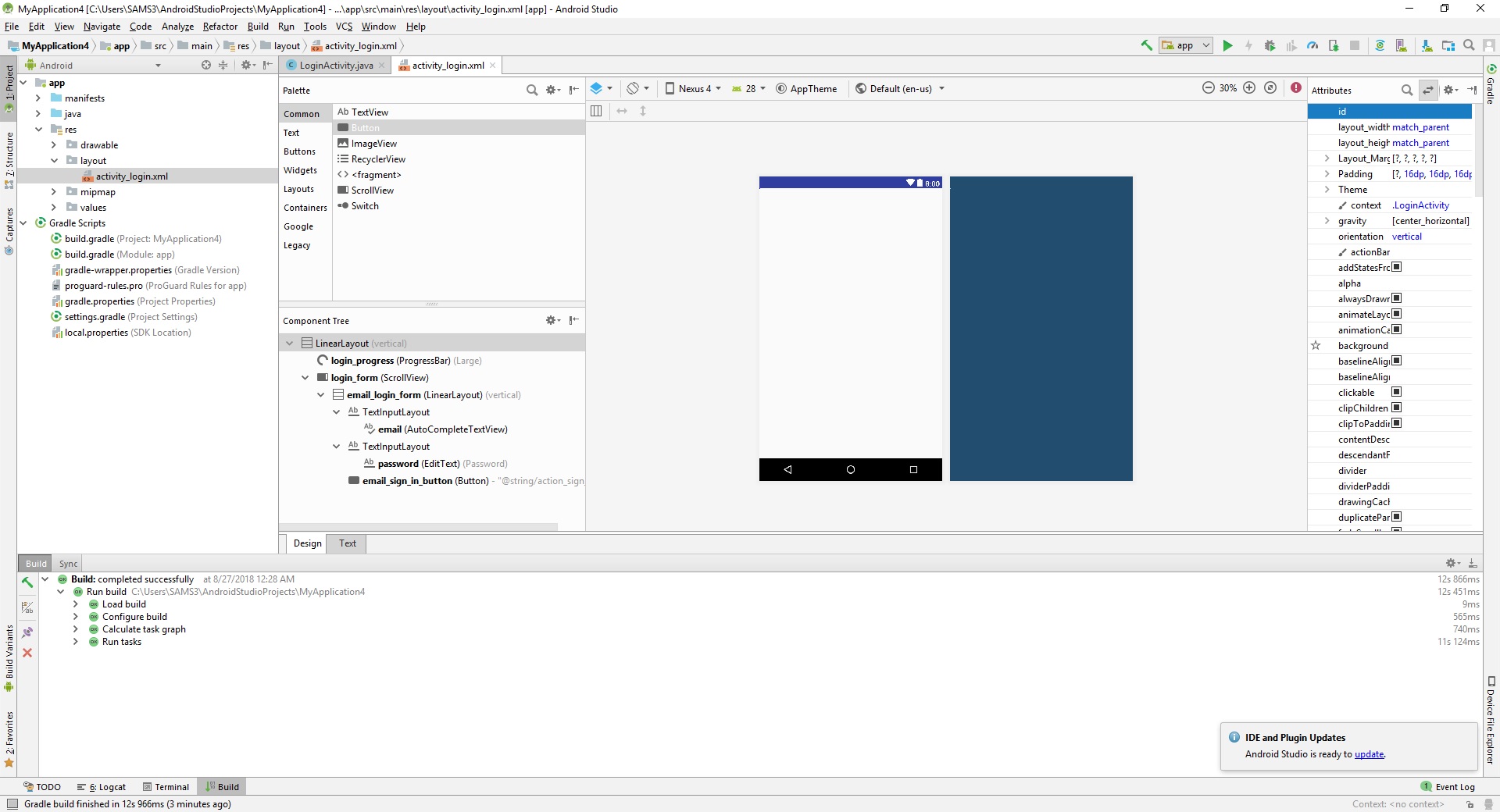 Android studio: Why TextView, Buton, etc are not Visible in Design Editor.  | Android Forums